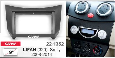 Лот: 20132613. Фото: 1. Рамка переходная Lifan 320 2008-2018... Аксессуары для автозвука