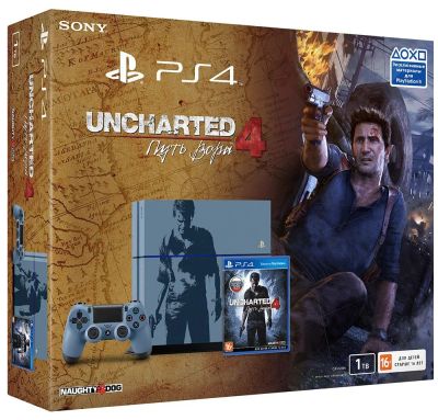 Лот: 7965228. Фото: 1. PS4 Коллекционное издание Uncharted4... Игровые приставки, консоли