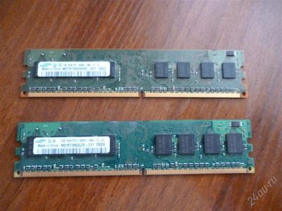 Лот: 1981055. Фото: 1. Samsung 1Gb 1Rx8 PC2 6400U 666-12-ZZ... Оперативная память