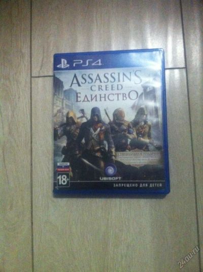 Лот: 5570985. Фото: 1. Assassin's Creed Unity PS4 диск... Игры для консолей