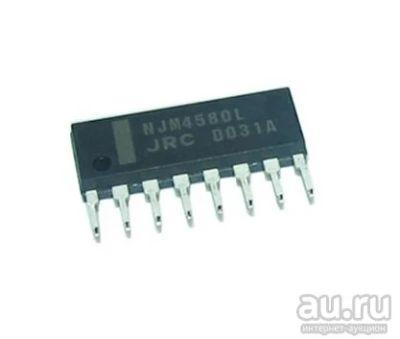 Лот: 16242683. Фото: 1. NJM4580 ( NJM4580L ) малошумящий... Микросхемы
