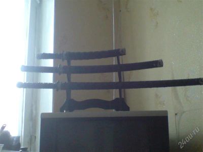 Лот: 1631801. Фото: 1. Набор самурайских мечей (сувенирные... Оружие