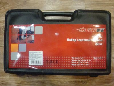 Лот: 3694531. Фото: 1. Хромированные гантели в кейсе... Гантели