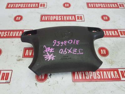 Лот: 20896567. Фото: 1. Подушка безопасности в руль Toyota... Двигатель и элементы двигателя