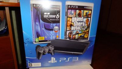 Лот: 6634297. Фото: 1. Sony Play Station 3 Super Slim. Игровые приставки, консоли