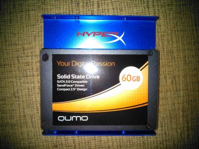 Лот: 3263242. Фото: 1. SSD винт SATA-3 60Gb QUMO. Жёсткие диски (HDD)