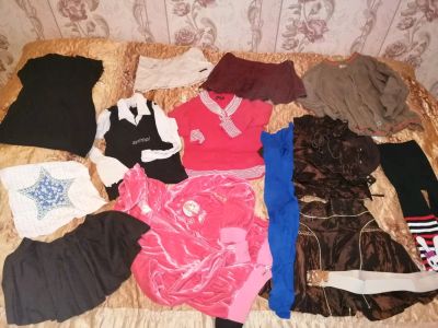 Лот: 14059945. Фото: 1. Вещи на девочку 134-140 с 1р... Юбки