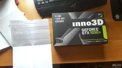 Лот: 10396054. Фото: 1. GTX 1050Ti 4Gb Inno 3d twin (GTX... Видеокарты
