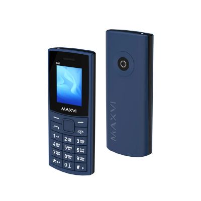 Лот: 25021385. Фото: 1. Сотовый Maxvi С40 Blue 2sim/1... Кнопочные мобильные телефоны