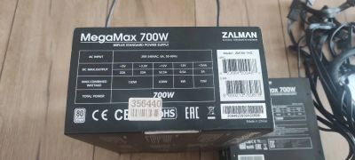 Лот: 25728521. Фото: 1. Блок питания Zalman MegaMax 700W... Корпуса, блоки питания