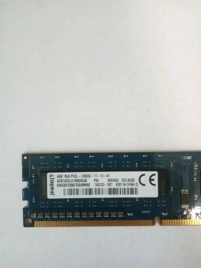 Лот: 11762933. Фото: 1. Оперативная память Kingston 4gb... Оперативная память