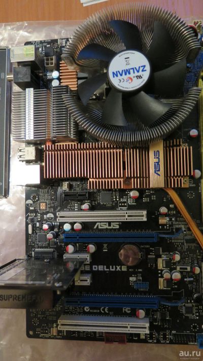 Лот: 13054751. Фото: 1. Материнская плата ASUS P5E Deluxe... Комплекты запчастей