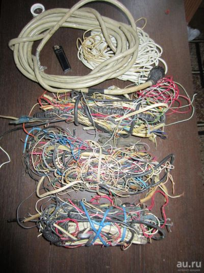 Лот: 6127249. Фото: 1. Куча медных и разноцветных проводов... Провода, кабели