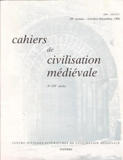 Лот: 12502176. Фото: 1. Cahiers de Civilisation Médiéval... История