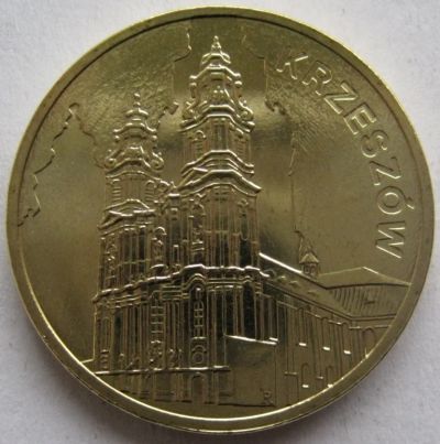 Лот: 7255032. Фото: 1. 2 злотых 2010. Кшешув, в обороте... Европа
