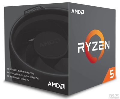 Лот: 16037772. Фото: 1. AMD Ryzen 5 2600X BOX (6 Ядер... Процессоры