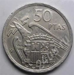Лот: 359866. Фото: 1. Испания. 50 песет 1957г. Большая... Европа