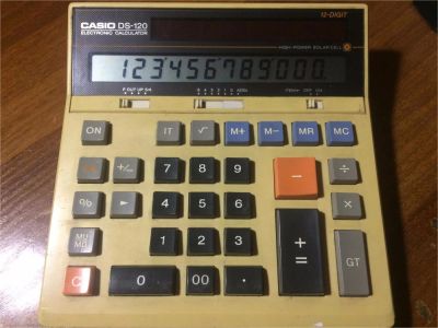 Лот: 10644823. Фото: 1. Калькулятор CASIO DS-120. Калькуляторы