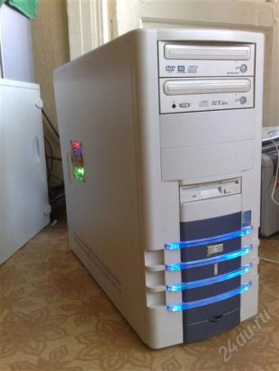 Лот: 2058310. Фото: 1. P4-3Ghz/1024DDR/128Mb nVidia6600AGP... Компьютеры в сборе