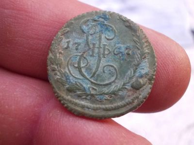 Лот: 14836132. Фото: 1. Отличная Катина Денга 1767 года... Россия до 1917 года