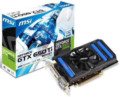 Лот: 4784190. Фото: 1. Geforce GTX 650ti Boost 2GB 192... Видеокарты