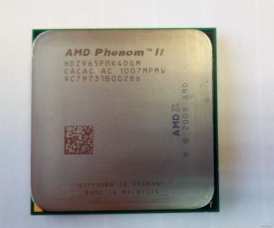 Лот: 12093739. Фото: 1. Процессор AMD Phenom II X4 965... Процессоры
