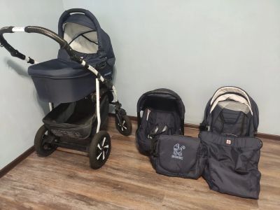 Лот: 16956260. Фото: 1. Коляска Sonic verdi 3 в 1 в отличном... Коляски