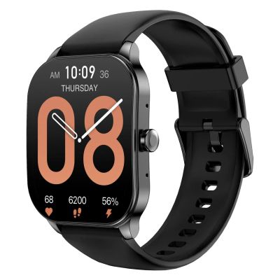 Лот: 24475869. Фото: 1. Смарт-часы Amazfit Pop 3S Black... Смарт-часы, фитнес-браслеты, аксессуары