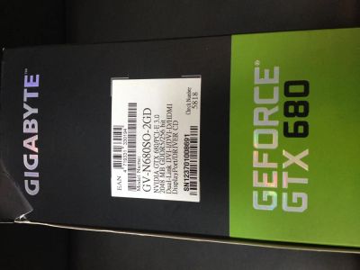 Лот: 4491231. Фото: 1. nVidia GeForce 2Gb GTX 680. Видеокарты
