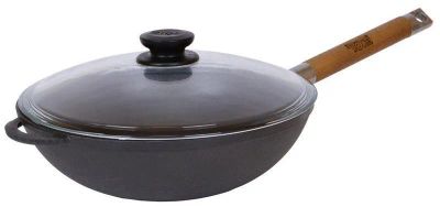 Лот: 19629490. Фото: 1. Сковорода чугунная 260мм, Wok... Сковороды и сотейники