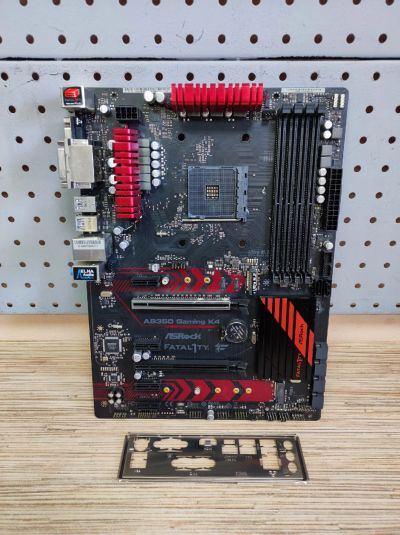 Лот: 18973615. Фото: 1. Мат.плата AsRock AB350 Gaming... Материнские платы