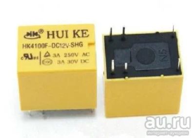 Лот: 13846597. Фото: 1. Реле малогабаритное HK4100F-DC12V-SHG... Реле, тумблеры, переключатели