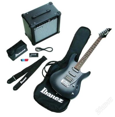 Лот: 1728561. Фото: 1. Комплект Ibanez GIO GSA6 BKN. Гитары