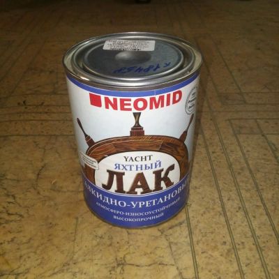 Лот: 11814822. Фото: 1. Неомид Лак яхтный алкидно-уретан... Краски, лаки, растворитель