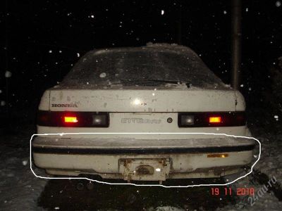 Лот: 846905. Фото: 1. задний бампер HONDA INTEGRA 1985-89. Кузов
