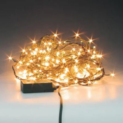 Лот: 16838077. Фото: 1. Гирлянда на елку 140 Led (Нить... Гирлянды, шарики, новогодние аксессуары