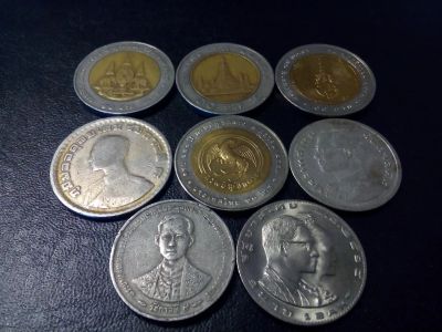 Лот: 7962444. Фото: 1. 8 монет Тайланд. Азия