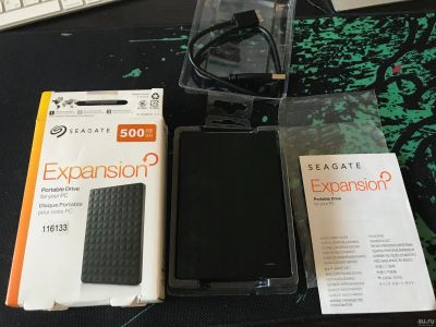 Лот: 13567511. Фото: 1. !ФЕЙК! 500GB USB 3.0 Ext HDD Seagate... Внешние жесткие диски