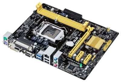 Лот: 4653930. Фото: 1. Мат.плата S1150 H81 Asus H81M-D... Материнские платы