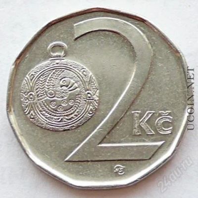 Лот: 1376756. Фото: 1. 2 кроны Чешская Республика 2007. Другое (монеты)
