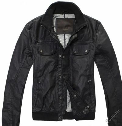 Лот: 5138253. Фото: 1. Кожаная куртка ZARA. Верхняя одежда