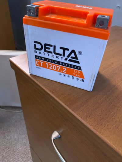 Лот: 20234645. Фото: 1. Аккумулятор Delta CT 1207.2 12В... Аккумуляторы