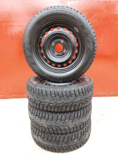 Лот: 16742771. Фото: 1. Зимние шины Hankook Winter i*Pike... Шины