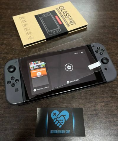 Лот: 16528371. Фото: 1. Защитное стекло для Nintendo switch... Аксессуары, геймпады