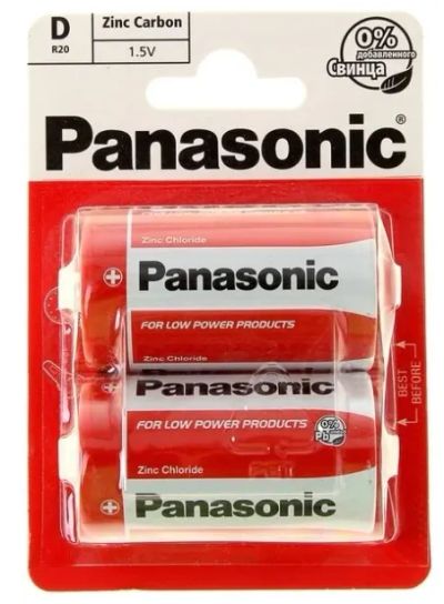 Лот: 21241639. Фото: 1. Батарейка солевая Panasonic Zinc... Батарейки, аккумуляторы, элементы питания
