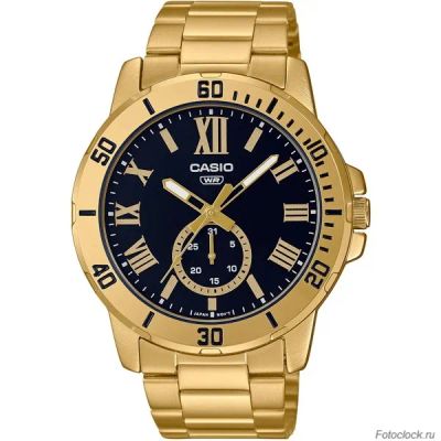Лот: 21236516. Фото: 1. Casio MTP-VD200G-1B. Оригинальные наручные часы