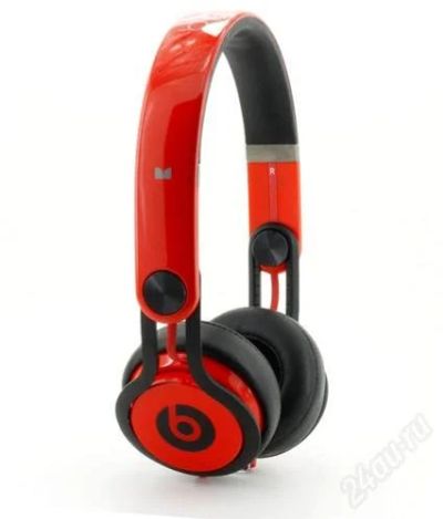 Лот: 2172406. Фото: 1. Наушники Monster Beats MixR красного... Наушники, гарнитуры