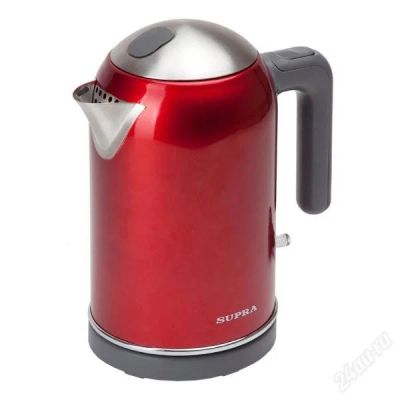 Лот: 2330013. Фото: 1. Чайник Supra KES-1733 Red (2 кВт... Чайники, кофемашины, кулеры
