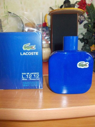 Лот: 7668721. Фото: 1. L.12.12 Bleu - Powerful от Lacoste... Мужская парфюмерия