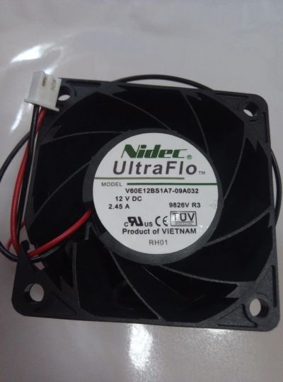 Лот: 17117262. Фото: 1. Вентилятор Nidec UltraFlo V60E12BS1A7... Системы охлаждения